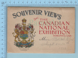 Souvenir View  18 Views - The Canadian National Exibition Toronto 1937 - Post Card Carte Postale - North America