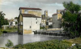 Dép 32 - Moulins à Eau - Condom - Le Moulin Et La Cathédrale - Semi Moderne Petit Format - état - Condom
