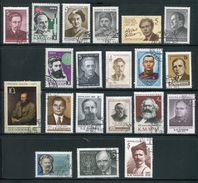 RUSSIE- Divers Timbres De Personnages- Oblitérés - Collections