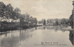 Rhode Saint Genese Vue Sur Le Moulin Et Le Café Restaurant Des Sept Fonfaines - Rhode-St-Genèse - St-Genesius-Rode