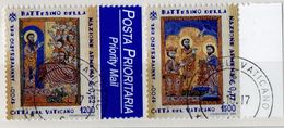 PIA - VAT : 2001 : 1700° Anniversario Del Battesimo Della Nazione Armena - (SAS 1221-23) - Oblitérés