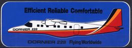 Avion Dornier 228 Autocollant Airplane Sticker - Aufkleber