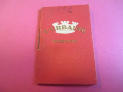 Mini Calendrier - Carnet / L'URBAINE/ Cie D'ASSURANCES/Incendie/Bd Haussmann Paris/ 1932             CAL378 - Andere & Zonder Classificatie