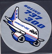 Avion Boeing 767 300 Autocollant Airplane Sticker - Aufkleber