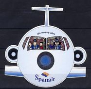 Spanair Espagne Spain España Avion Autocollant Airplane Sticker - Adesivi