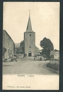 Hamois - L'Eglise.  Scan Recto/Verso Et Agrandissement.  Transport De Tonneau Sur Charroi. Edit: J. Pesesse. 3 Scans. - Hamois