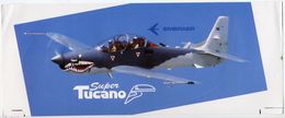 Embraer Brèsil Brazil Brasil Avion Super Tucano Autocollant Airplane Sticker - Autocollants