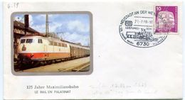 6_39 125 Jahre Maximilliansbahn - Le Rail En Palatinat - Covers & Documents