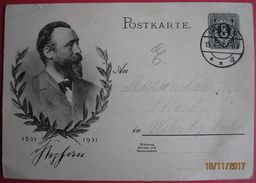 Ganzsache Postcard Stationery - Generalpostdirektor Heinrich Von Stephan, 1831-1931 - Autres & Non Classés