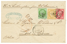 1872 CERES 5c + 15c+ 80c Sur Lettre De BORDEAUX Pour PORT AU PRINCE, HAITI. TTB. - Altri & Non Classificati