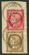 30c + 80c CERES Obl. Cachet à Date JAFFA SYRIE Sur Fragment. RARE. Superbe. - Altri & Non Classificati