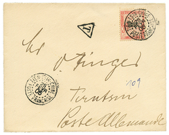 1905 TAXE 30c Surchargé CHINE Obl. TIEN-TSIN POSTE FRANCAISE Sur Enveloppe Non Affranchie. TTB. - Altri & Non Classificati