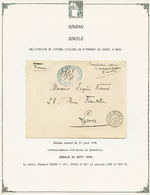 1898 Oblitération De Fortune POSTES ET TELEGRAPHES SOUDAN + "SOKOLO 28 Sept 1898" Manuscrit Sur Enveloppe De Militaire P - Altri & Non Classificati