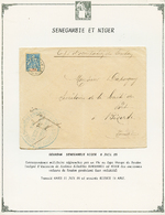 "GOUNDAM" : 1905 SOUDAN 15c Obl. GOUNDAM SENgie NIGER + CORPS D'OCCUPATION Du SOUDAN Sur Enveloppe Pour BIZERTE(TUNISIE) - Altri & Non Classificati