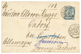 1904 2 1/2a Obl. ZANZIBAR Sur Envelope Pour L' Allemagne. Courrier NON PHILATELIQUE. RARE. TTB. - Altri & Non Classificati