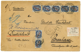 CHINA - RUSSIAN P.O : 1903 10k(x7) On REGISTERED Envelope From PEKING To GERMANY. Superb. - Cina