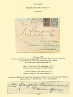 "LAKE VICTORIA CENTRAL AFRICA Via ZANZIBAR - EMIN PASHA EXPEDITION" : 1891 FRANCE 10c + 15c Canc. ZANZIBAR On Envelope T - Zanzibar (...-1963)