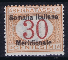 Somalia  Sa  Segnatasse 4 Mi 4 MH/* Flz/ Charniere - Somalië