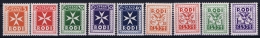 Rodi Segnatasse  Sa 1 - 9   Mi  1 - 9 Postfrisch/neuf Sans Charniere /MNH/** - Egeo (Rodi)