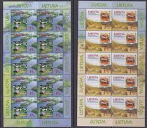 Europa Cept 1999 Lithuania 2v 2 Sheetlets  10x ** Mnh - 1999