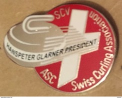 CURLING - HANSPETER GLARNER PRESIDENT ASC - SCV - ASSOCIATION SUISSE DE CURLING - SWISS CURLING ASSOCIATION -   (19) - Invierno