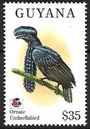 Guyana - MNH - 1994 - Long-wattled Umbrellabird - Sperlingsvögel & Singvögel