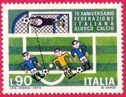 Italia. Italy. 1973 (**) Mi 1405. Federacion Italiana De Futbol - Unused Stamps