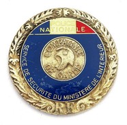 Insigne Police Nationale, Compagnie De Garde. Ministère De L’intérieur. Émail, Drago - Police & Gendarmerie