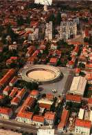 30  ALES  CAPITALE DES CEVENNES  VUE AERIENNE SUR LES ARENES - Alès