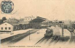 CHALONS SUR MARNE INTERIEUR DE LA GARE - Châlons-sur-Marne