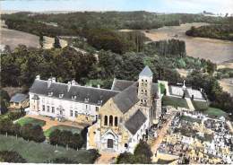 02 - OULCHY LE CHATEAU : Eglise - Ancien Chateau - Petit Cimetière - CPSM Dentelée Colorisée GF 1967 - Aisne - Other & Unclassified