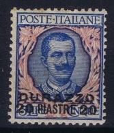 Durazzo 1909 Sa 7   Mi 13 MH/* Flz/ Charniere - Europese En Aziatische Kantoren