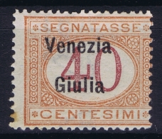 Italy: VENEZIA GIULIA  Segnatasse Sa 5 Postfrisch/neuf Sans Charniere /MNH/**  1 Corner Gum Discolored - Vénétie Julienne