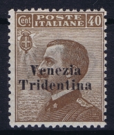 Italy: Venezia Trentino Tridentia Sa 24  MH/* Flz/ Charniere   Trentino Alto Adige  1918 - Trente