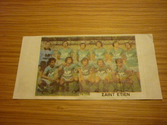 AS Saint-Étienne French Football Team Old Greek Trading Banknote Style Card From The '70s - Otros & Sin Clasificación