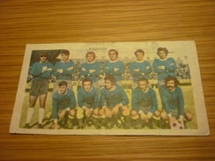 Kavala Greece Football Team Old Greek Trading Banknote Style Card From The '70s - Sonstige & Ohne Zuordnung