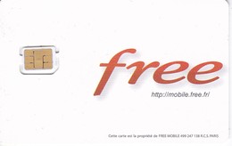 TARJETA DE FRANCIA SIM - GSM DE MOBILE FREE - Prepaid: Mobicartes