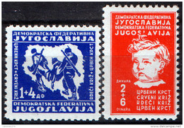 YUGOSLAVIA 1945 Red Cross Fund MNH - Unused Stamps
