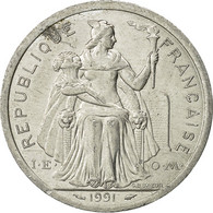 Monnaie, Nouvelle-Calédonie, 2 Francs, 1991, Paris, SUP, Aluminium, KM:14 - Nouvelle-Calédonie