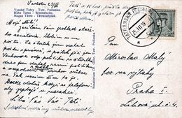 BuM3083 - Slovakia (1939) Tatranska Polianka (postcard To Böhmen Und Mähren!); High Tatra Mountains - Tatranska Polianka - Storia Postale