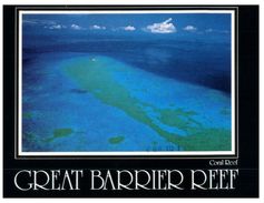 (235) Australia - (with Stamp At Back Of Card) QLD - Great Barrier Reef - Great Barrier Reef