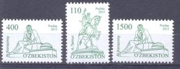 2012. Uzbekistan, Definitives, Monuments, 3v, Mint/** - Uzbekistán