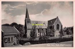 CPSM PHOTO FOTO OUD VOSSEMEER NEDERLANDSE HERVORMDE KERK - Tholen