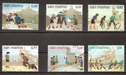 San Marino 2003 Yvertn° 1906-1911 (°) Oblitéré Used Cote 12,00  Euro Jeux D'enfants Kinderspelen - Usados