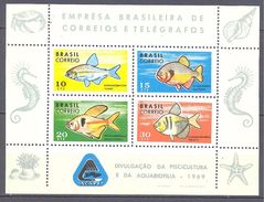 Bresil: Yvert N° BF 23*; Poissons; Fish - Blocks & Sheetlets