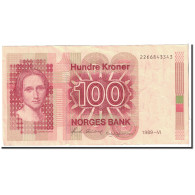 Billet, Norvège, 100 Kroner, 1988, Undated, KM:43d, TTB+ - Norway