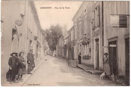 CPA LANDES. GABARRET.RUE DE LA POSTE - Gabarret