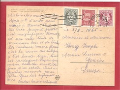 Y&T N°171+172+442 TROMSO   Vers  FRANCE 1965  2 SCANS - Cartas & Documentos