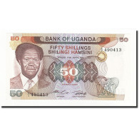 Billet, Uganda, 50 Shillings, Undated (1985), KM:20, NEUF - Uganda