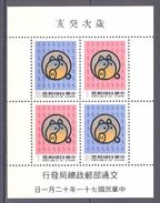 Formose: Yvert N° BF 28**; MNH; Année Du Porc - Blocs-feuillets